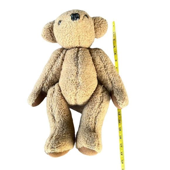 VTG Large Fully Jointed Teddy Bear Firm Feel 17” Head Arms Legs Move GVC - Picture 10 of 13